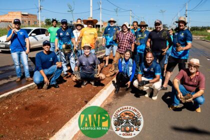 Plantio de 300 Mudas de Jacarandá-da-Bahia Reforça Compromisso Ambiental em Hidrolândia-Go.