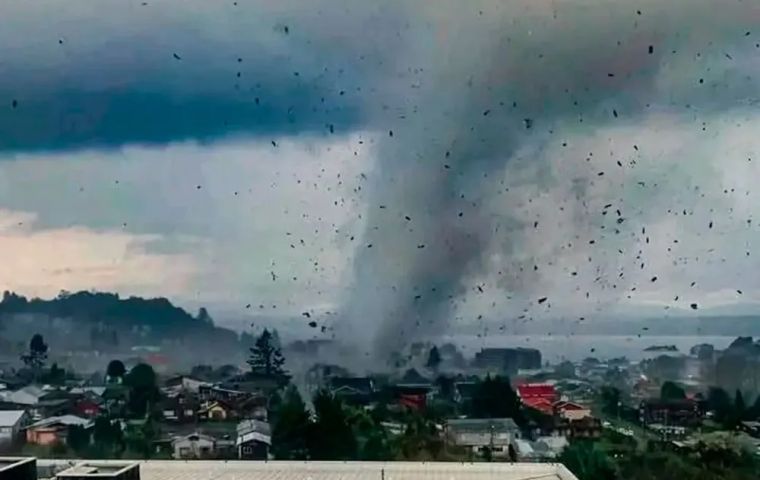 Tornado raro atinge o Chile e levanta alerta para impactos no clima do Sul do Brasil