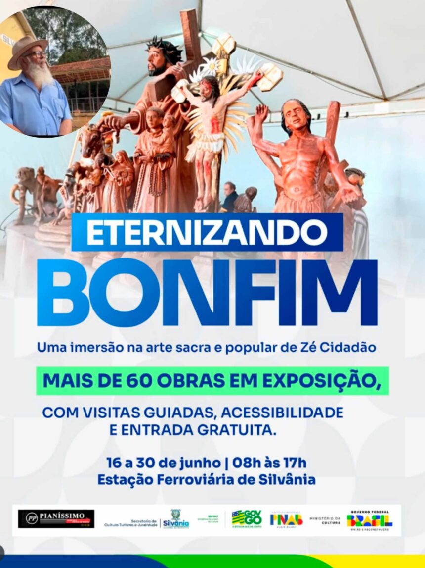 Zé Cidadão expõe 60 obras em homenagem aos 251 anos de Bonfim de Goiás