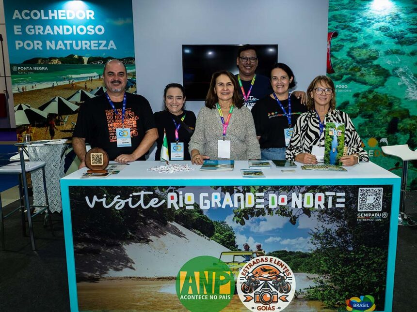 Rio Grande do Norte encanta visitantes na ExpoTurismo Goiás 2025 e mostra força como destino turístico de experiências autênticas