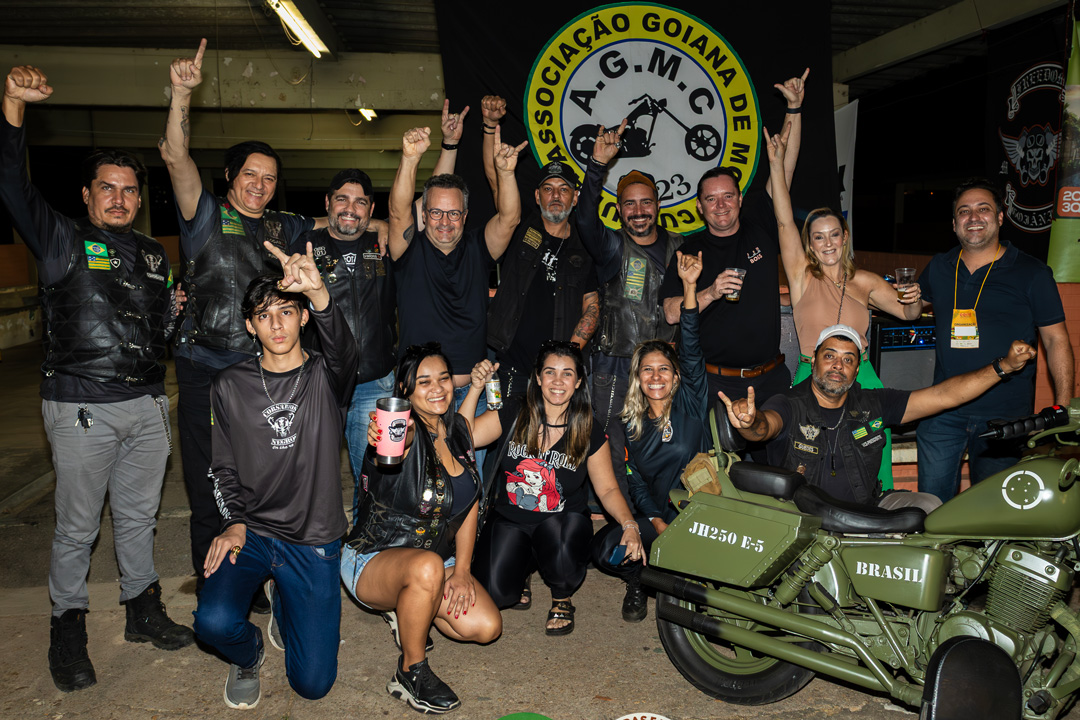 Motociclistas, Gastronomia e ROCK: AGMC marca presença no Goiás Gastronomia 2025