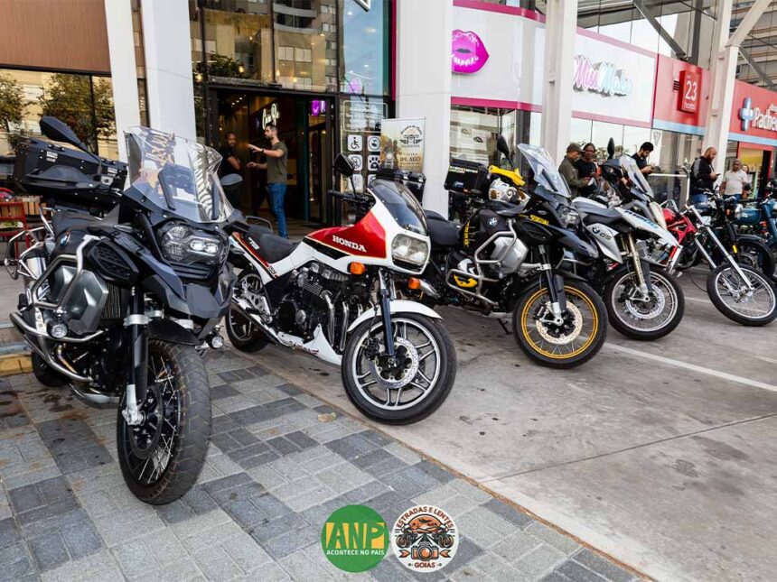 Encontro de Motos no Jardim Goiás Mall reúne famílias e celebra Dia dos Pais com música e emoção em Goiânia