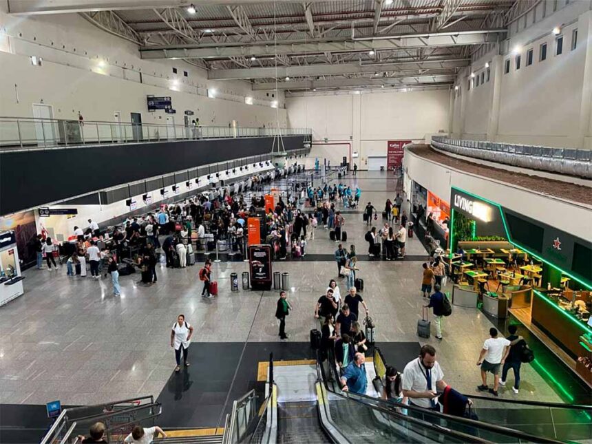 Aeroporto de Goiânia bate recorde histórico com 373 mil passageiros em julho