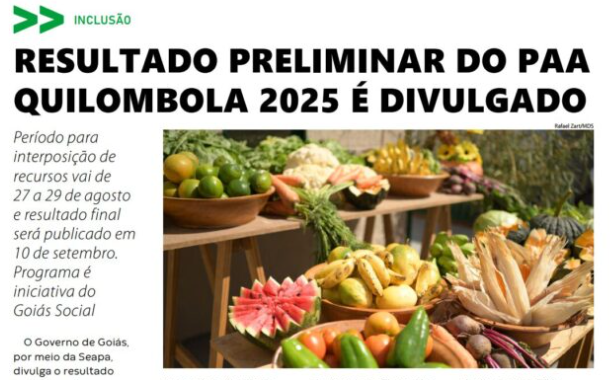 Seapa em Pauta destaca avanços e inovações na agricultura de Goiás na edição de setembro de 2025