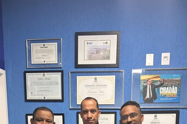 Parceria em prol da saúde mental é firmada com o vereador Luzimar Silva(PP) em Anápolis, Goiás