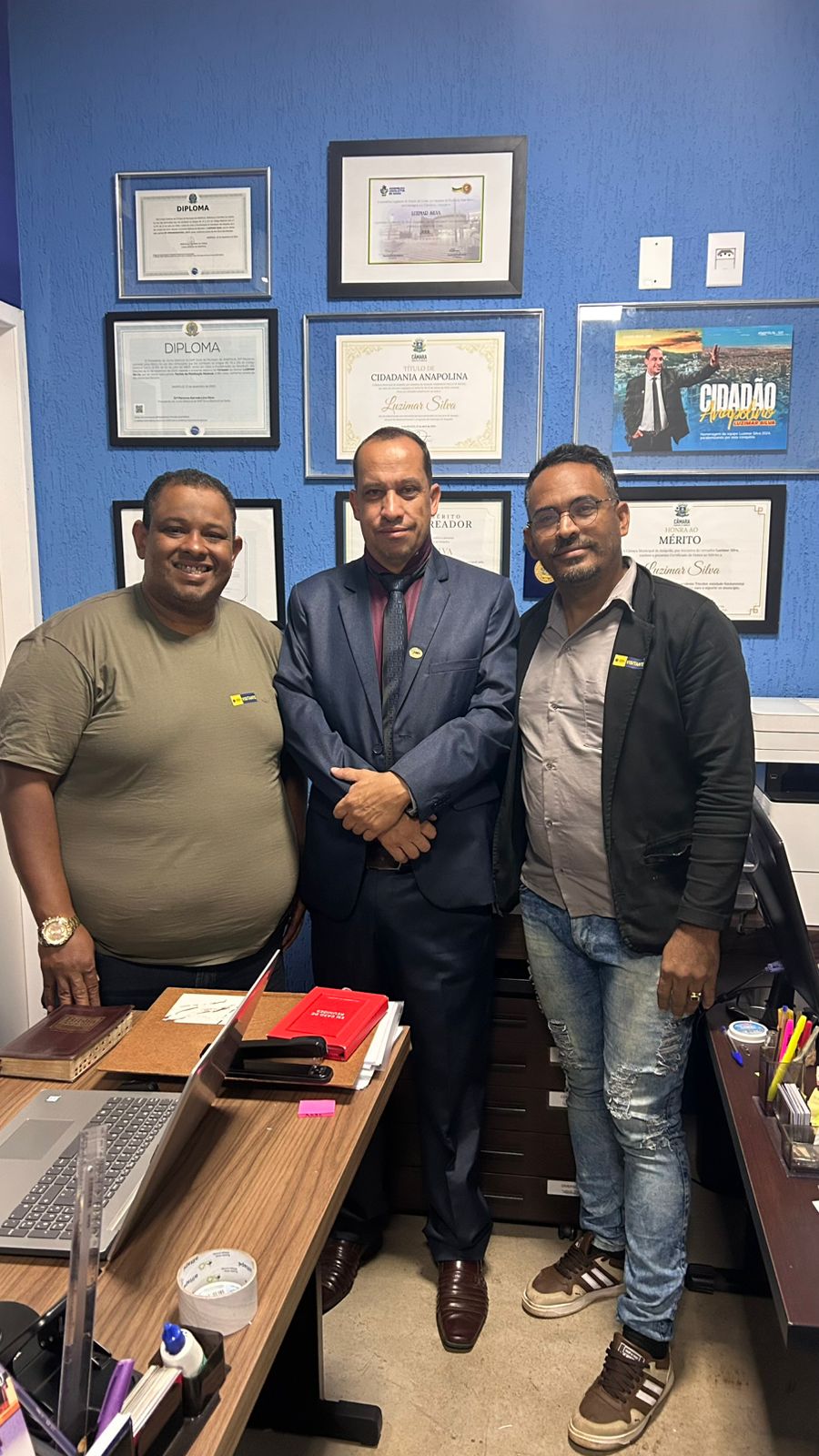 Parceria em prol da saúde mental é firmada com o vereador Luzimar Silva(PP) em Anápolis, Goiás