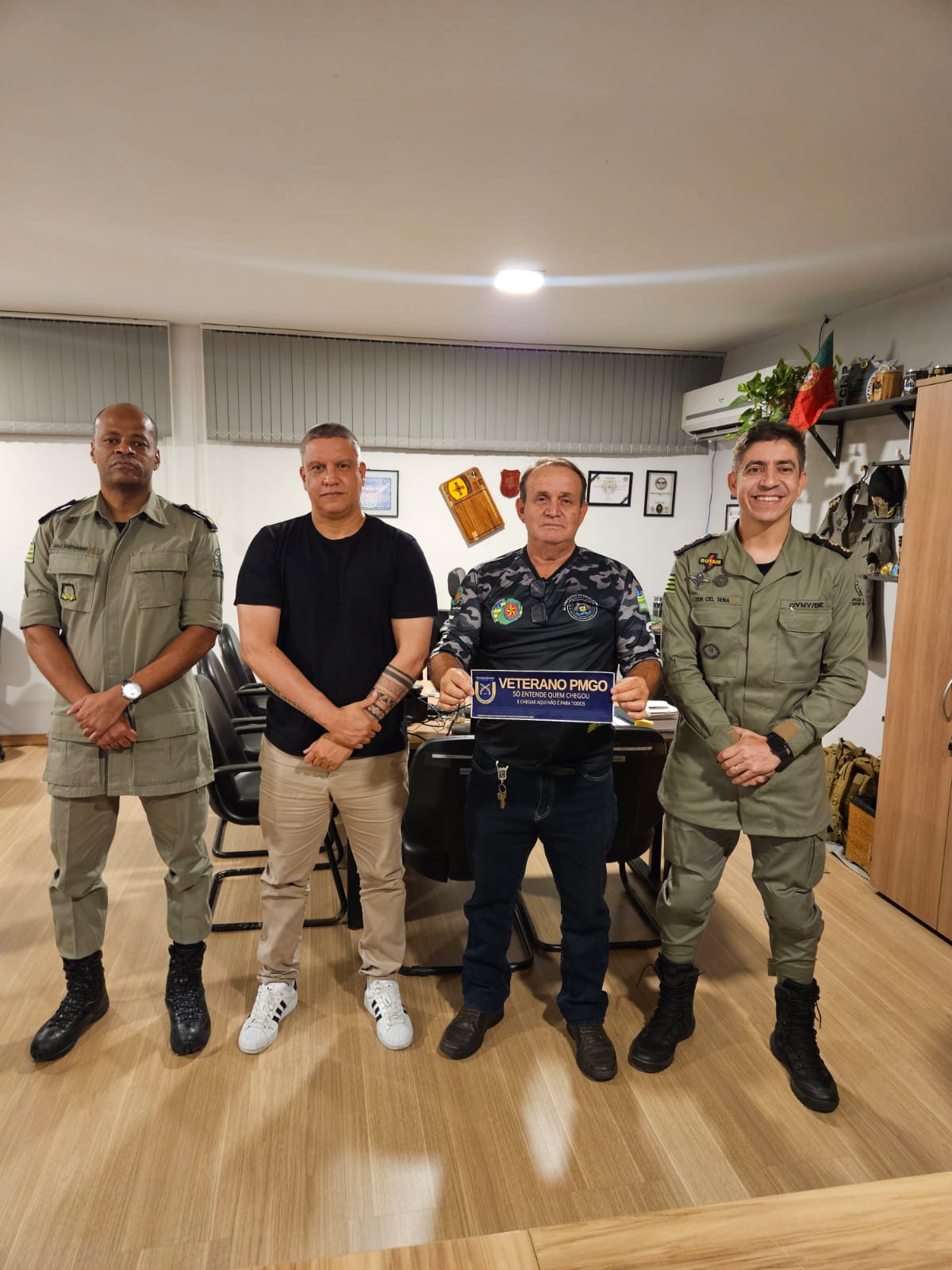 AVEGO e PMGO: Diálogo por Valorização e Apoio aos Veteranos