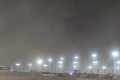 Temporal de areia interrompe treino da Stock Car em Cuiabá