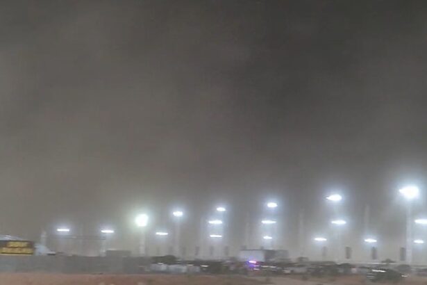 Temporal de areia interrompe treino da Stock Car em Cuiabá