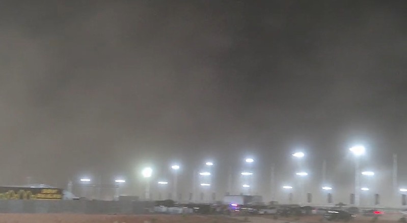 Temporal de areia interrompe treino da Stock Car em Cuiabá