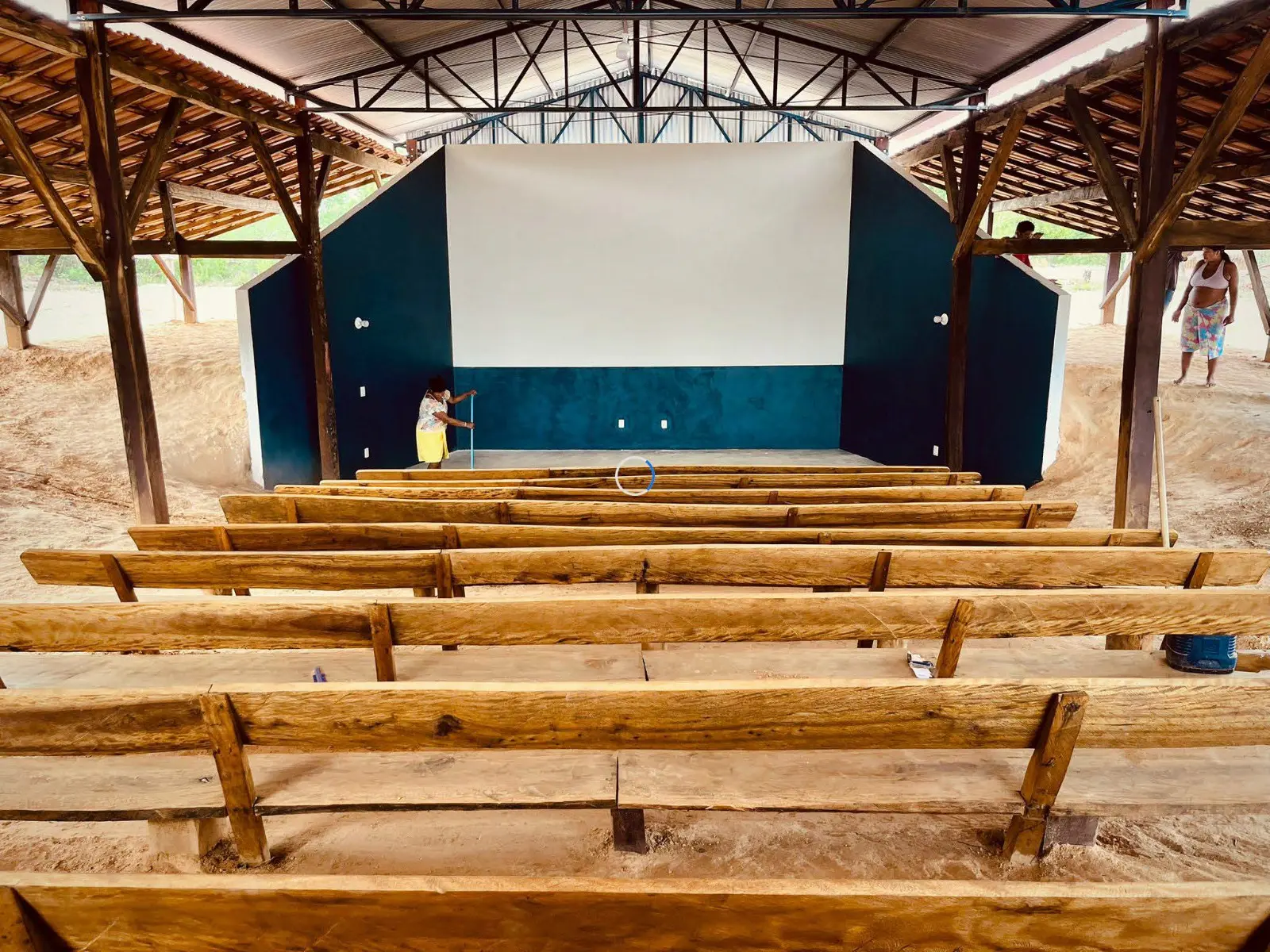 Primeiro cinema em terra indígena do Brasil é inaugurado na aldeia Koprer, em Tocantins