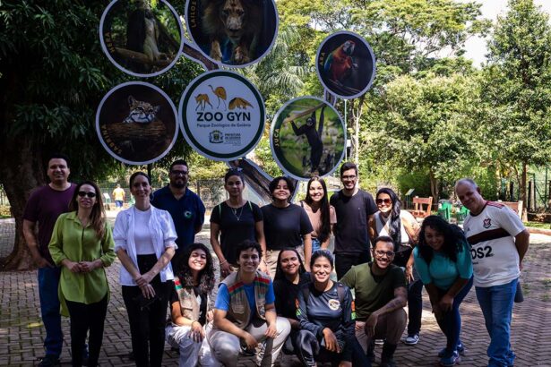 Alunos do Centro Universitário Araguaia exploram os bastidores do Zoológico de Goiânia em visita técnica