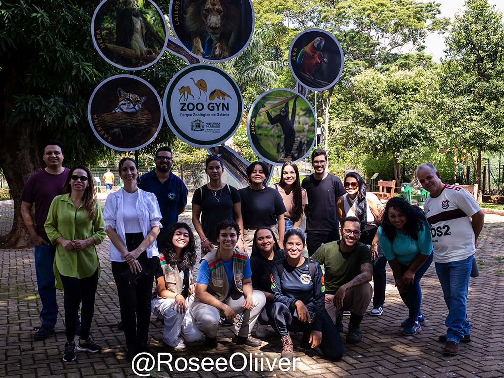Alunos do Centro Universitário Araguaia exploram os bastidores do Zoológico de Goiânia em visita técnica