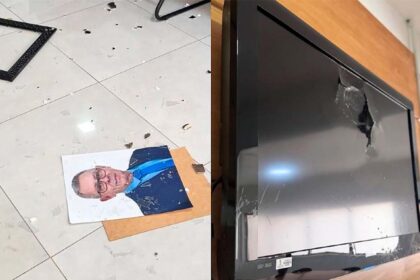 Homem invade Prefeitura de Uruaçu e causa destruição no gabinete do prefeito