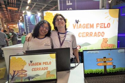 Estudantes do SESI Senai apresentam jogo sobre o Cerrado e se destacam na Campus Party Goiás 2025