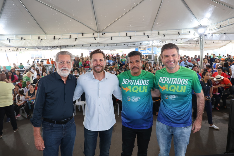 Deputados Aqui leva serviços gratuitos à população de Nerópolis, em Goiás, em evento realizado na quarta-feira