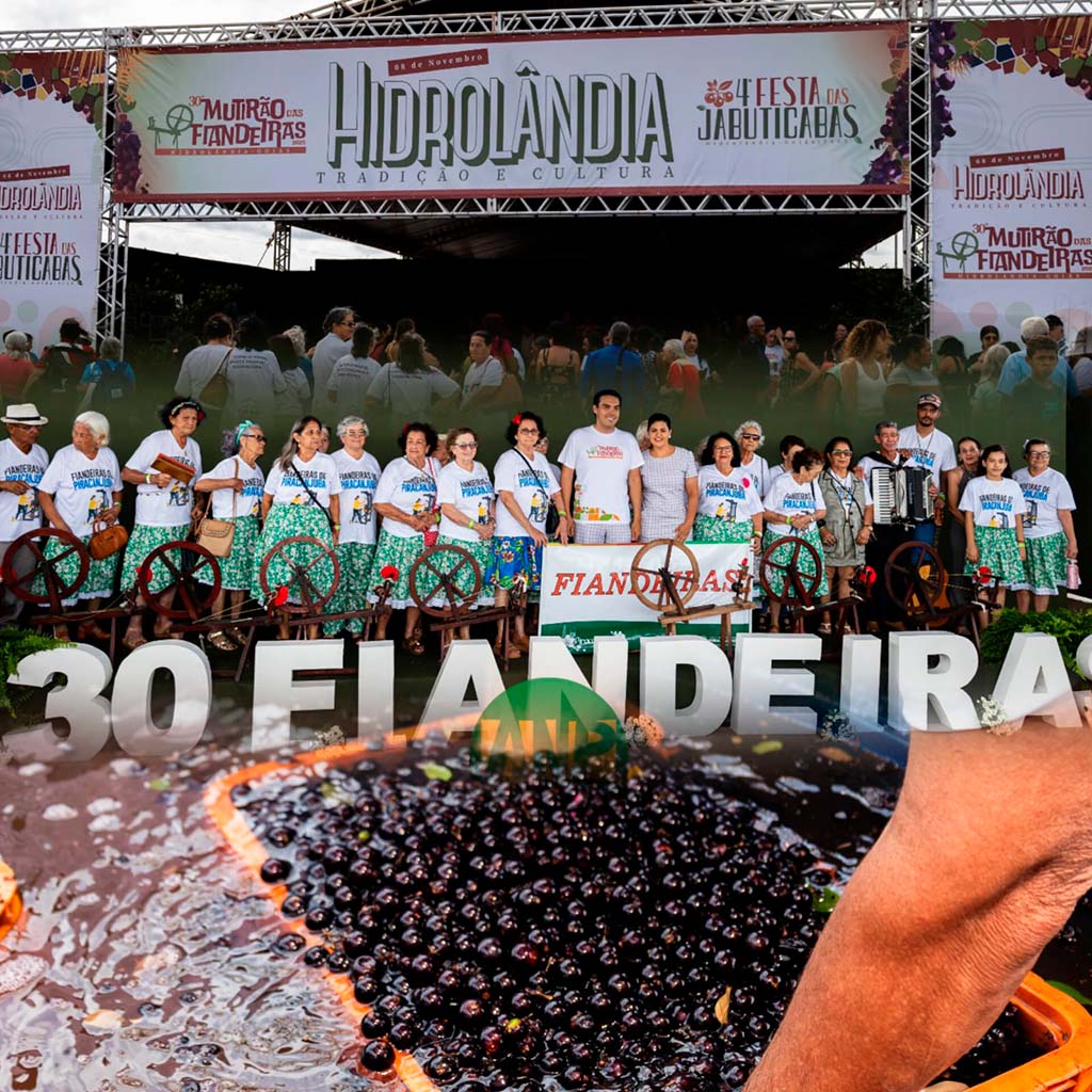 Hidrolândia celebra tradição e cultura com a 30ª Festa das Fiandeiras e 4ª Festa da Jabuticaba: um encontro de gerações, sabores e história
