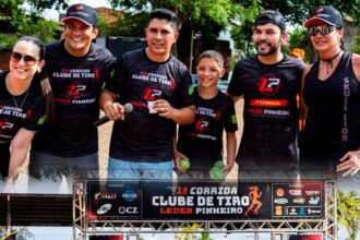 Primeira corrida do Clube de Tiro Leder Pinheiro reúne armas, carros antigos e saúde no Hipódromo da Lagoinha