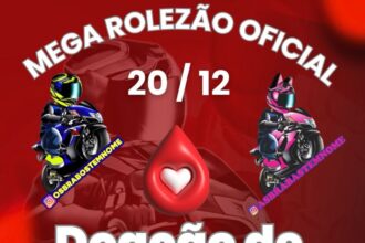 Os Brabos Têm Nome promovem Motociata do Bem e mobilizam mais de 100 doadores de sangue em Goiânia