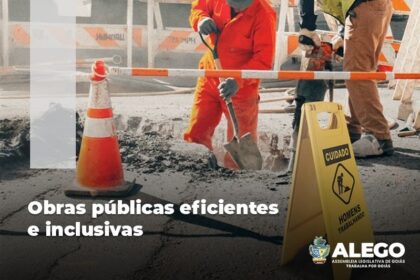 Obrigações de QR Code, inclusão social e sustentabilidade em obras públicas são debatidas na Alego.