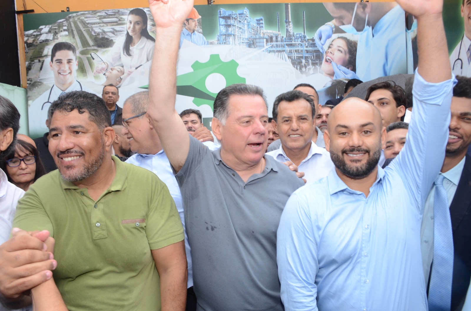 ACIRLAG lota durante visita do pré-candidato Marconi Perillo em Aparecida de Goiânia