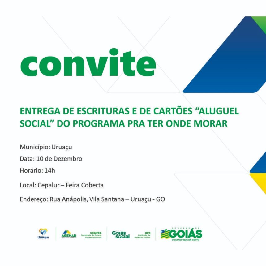 Entrega dos cartões do aluguel social mobiliza moradores de Uruaçu