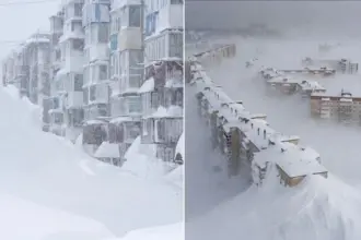 Nevasca sem precedentes paralisa cidades no extremo leste da Rússia