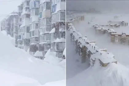 Nevasca sem precedentes paralisa cidades no extremo leste da Rússia