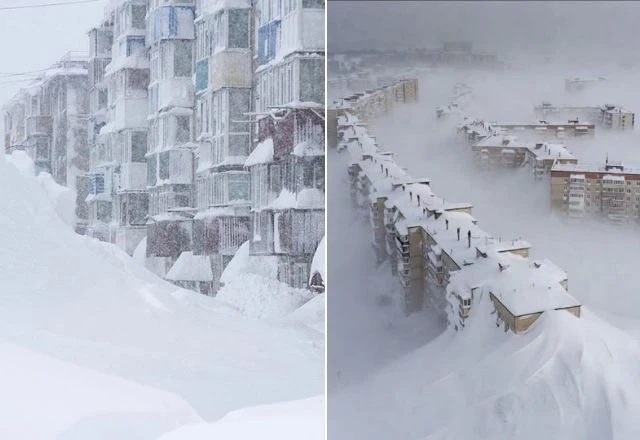 Nevasca sem precedentes paralisa cidades no extremo leste da Rússia