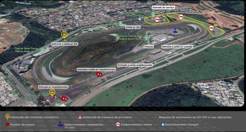 Plano de mobilidade para o MotoGP muda a lógica do trânsito e prioriza transporte coletivo em Goiânia