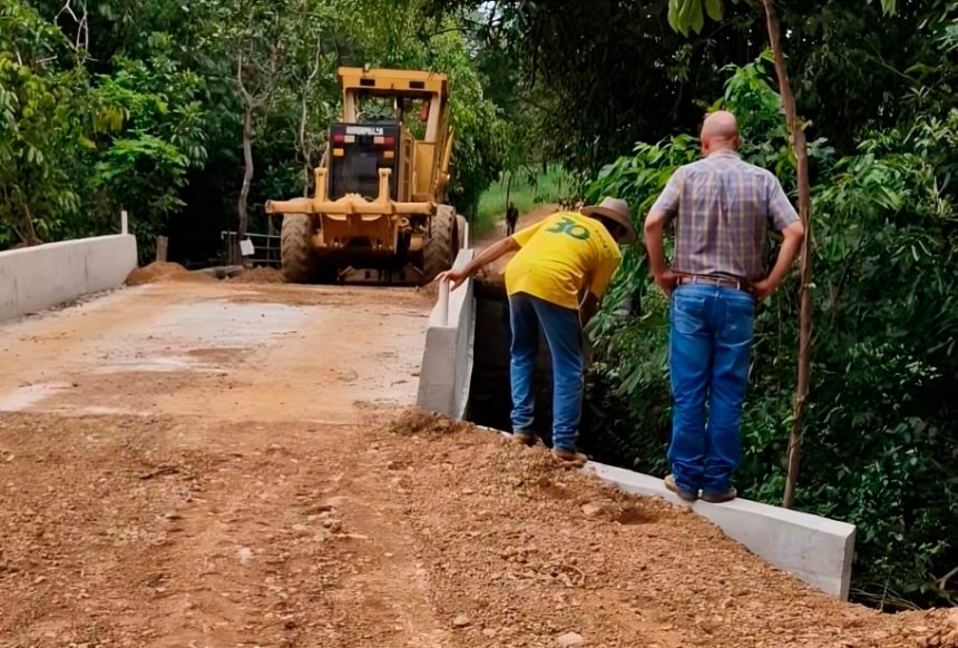Uruaçu entrega nova ponte de concreto no Córrego do Vereda, garantindo segurança e durabilidade para gerações