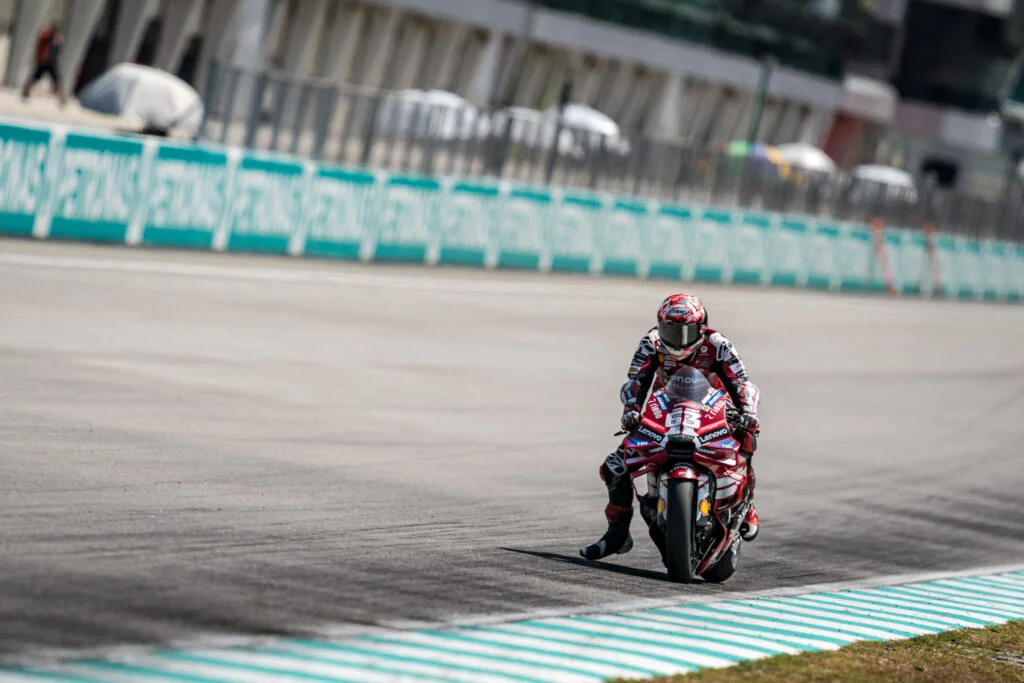 Francesco Bagnaia confirma melhoria crucial na frenagem da Ducati 2026 durante testes em Sepang