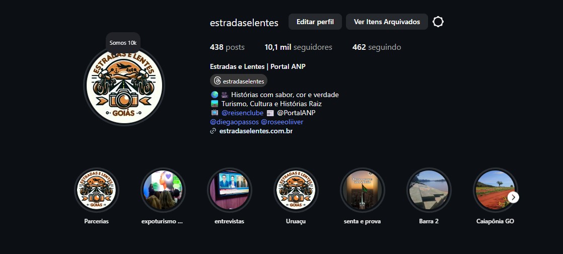 Estradas e Lentes mostra o Goiás e o Brasil através da cultura, do turismo, da natureza e da gastronomia