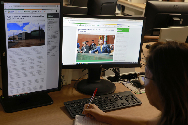 Acesso a concurso e transparência impulsionam 2,5 milhões de visualizações no Portal Alego em 2025