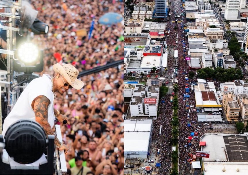 Mais de 150 mil foliões lotam a Avenida 85 e fazem do pré-Carnaval de Goiânia um dos maiores do país