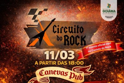 Circuito do Rock 2026: GoiâniaTur homologa 15 bares para shows grátis de rock