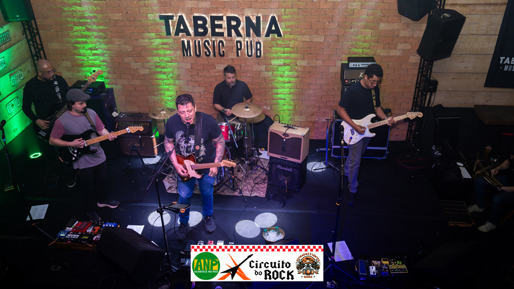 Circuito do Rock no Taberna Music Pub apresentou o Clube do Blues com clássicos de Clapton e B.B. King