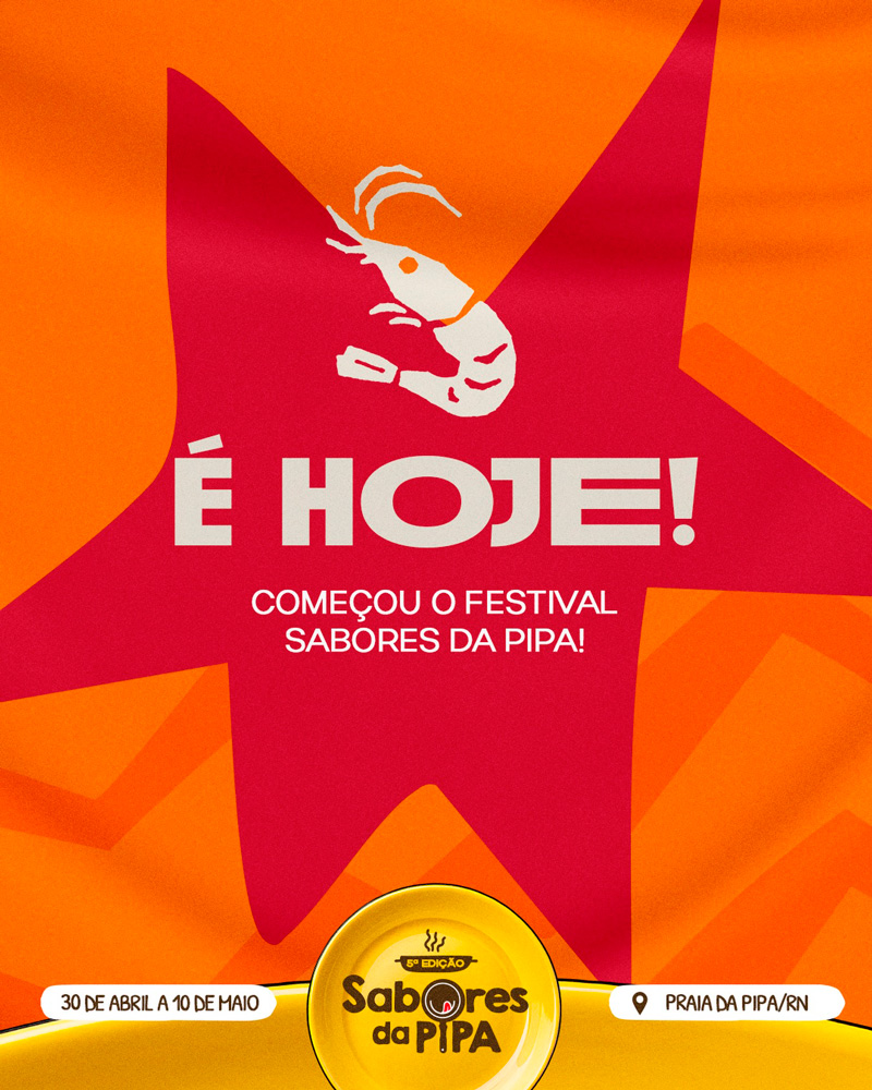 Festival Sabores de Pipa 2026 inicia nesta quinta com tema Tradição e pratos inspirados na cultura local
