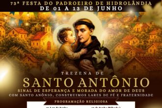Hidrolândia celebra 73ª Festa de Santo Antônio com fé, tradição e programação cultural