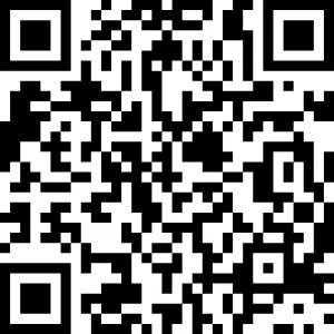 Código QR em preto e branco para escanear.