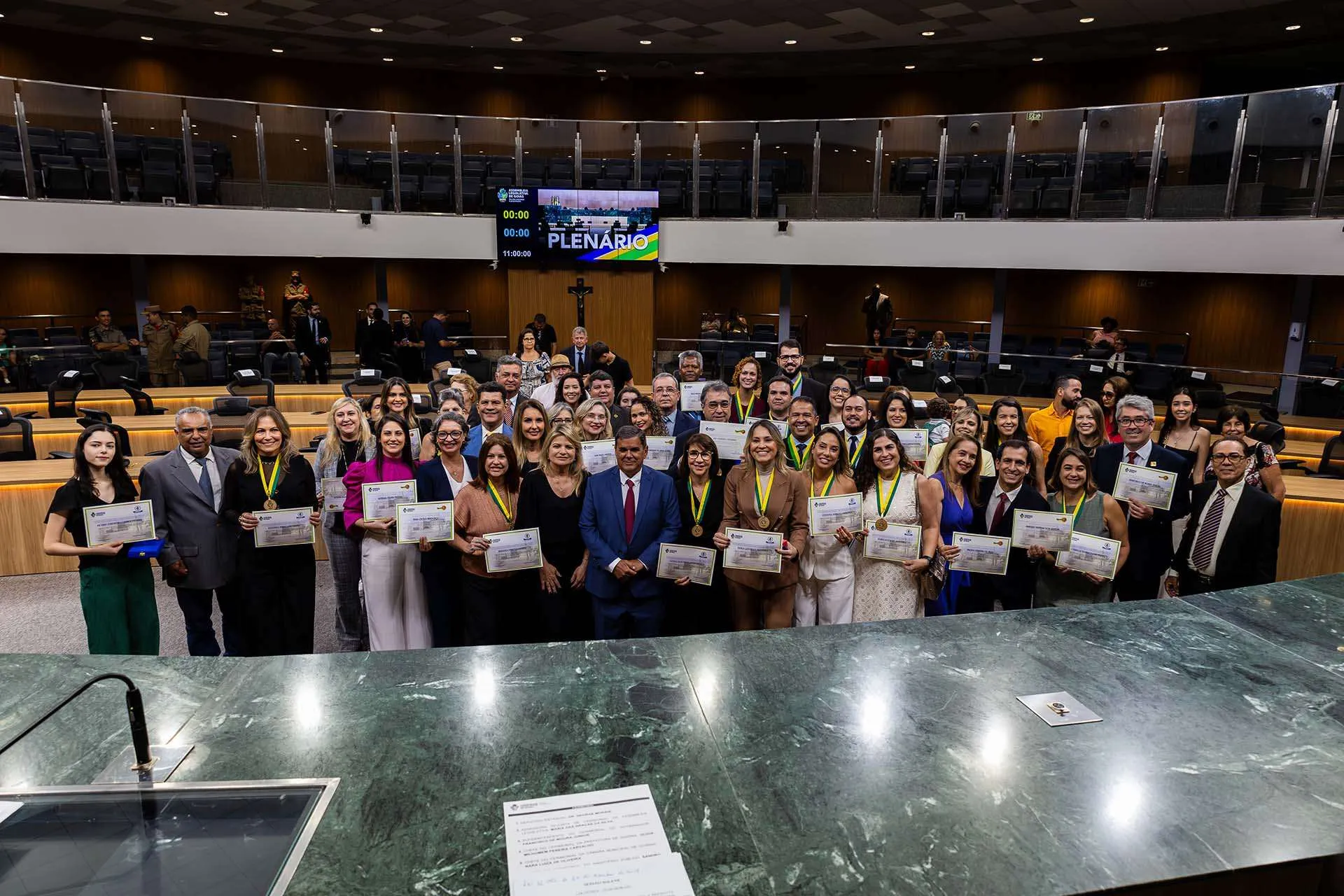 “Dia do Cerimonialista é celebrado pela AGCM com homenagens a profissionais e presença dos deputados Flávia Morais e Dr. George Morais” “Dia do Cerimonialista é celebrado pela AGCM com homenagens a profissionais e presença dos deputados Flávia Morais e Dr. George Morais”